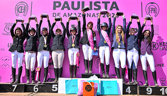 Vencedoras do Campeonato Paulista de Amazonas Iniciante 2025