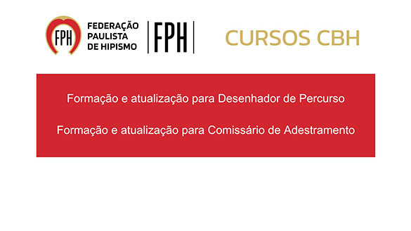 Cursos para Comissário de Adestramento e Desenhador de Percurso