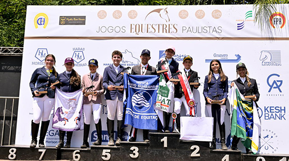 Vencedores dos Jogos Equestres Paulistas Iniciante 2025