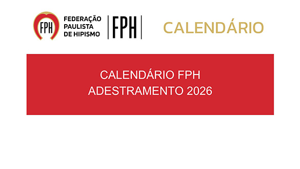 Calendário FPH Adestramento 2026