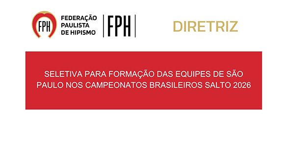 Seletiva para formação das equipes de São Paulo nos CBS 2026