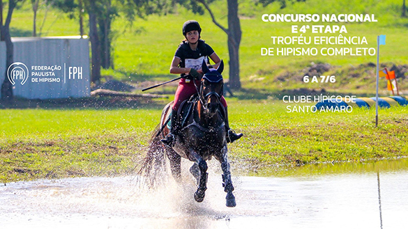 Programa Nacional e 4ª etapa Troféu Eficiência de Hipismo Completo