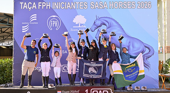 Saiba quem venceu a 4ª etapa da Taça FPH Iniciante Sasa Horses 2026